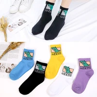 women ins cartoon patterned short funny socks cute animal dinosaur socks for ladies funny japan college wind concise socks sox