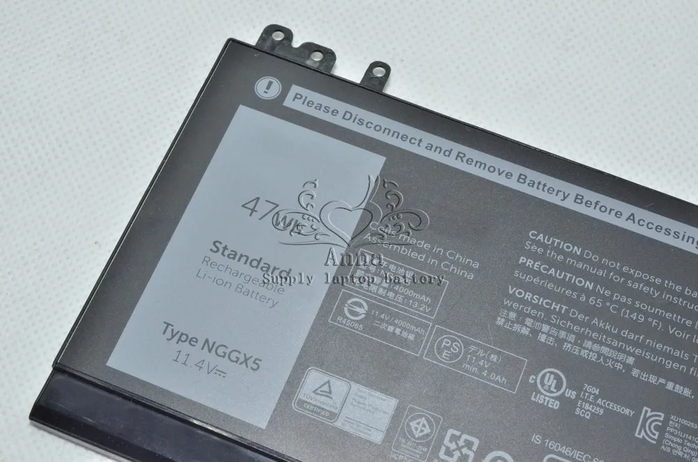 Оригинальный аккумулятор для ноутбука JIGU 0RDRH9 RDRH9 NGGX5 DELL Latitude E5270 E5470 11 4 V