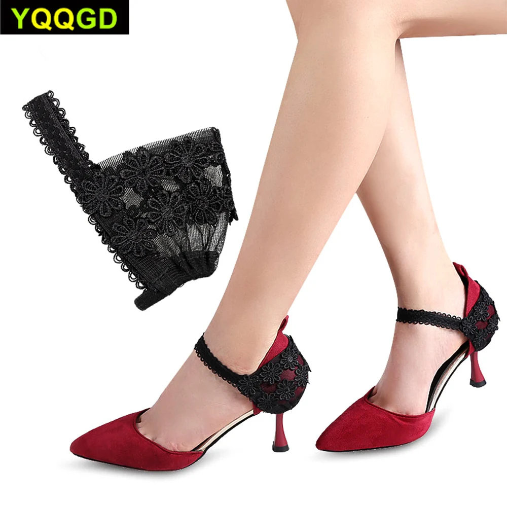 

1 пара; Женская обувь со съемными эластичными ремешками на высоком каблуке; Нескользящие шнурки; Аксессуары