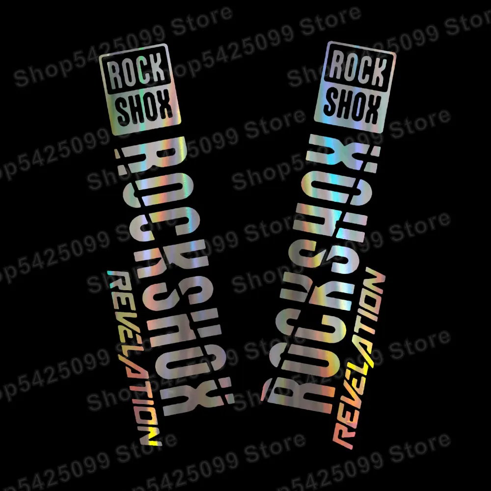 2 шт. стильные Сменные наклейки для Rockshox халат 2017 2018