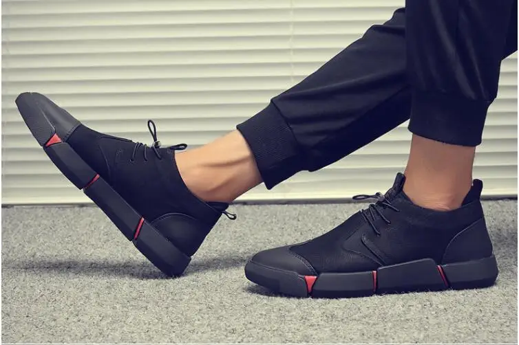 QWEDF Autumn and winter new men's shoes Student casual British Korean version of the trend wild Loafers non-slip SW-17A | Обувь