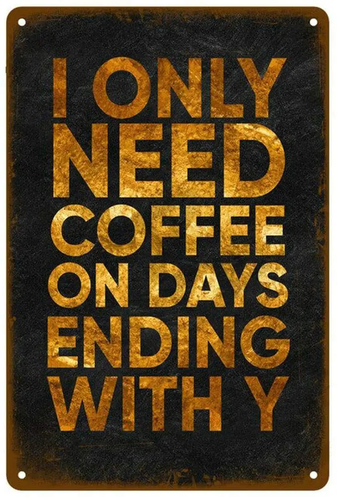 

Винтажная металлическая Оловянная кофейная пещера для мужчин и женщин, Настенный декор для баров, ресторанов, туалетов, кафе, пабов, 12x8 дюйм...