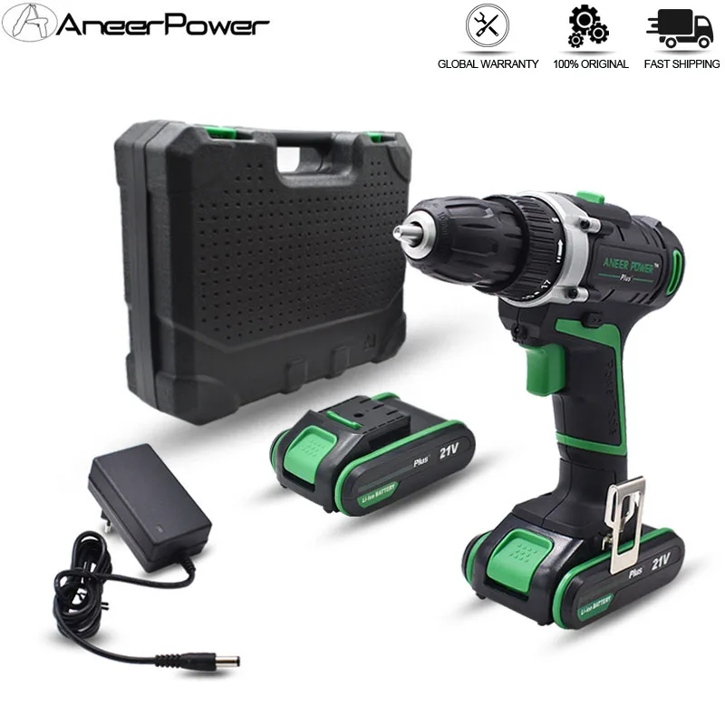 21 в электрическая дрель электроинструменты батарея отвертка беспроводная мини
