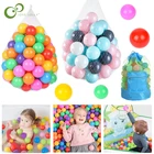 Цветные пластиковые шарики для океанских шариков с сеткой для хранения, мягкие шарики, детская палатка для бассейна на день рождения, сувениры для вечерние ринки, Летний стиль