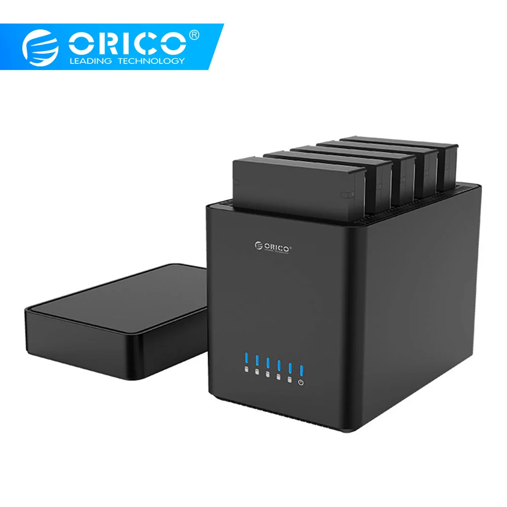 Док-станция ORICO 5 Bay с магнитным разъемом 3,5 дюйма USB3.0 HDD, поддержка 50 ТБ, Макс., 5 Гбит/с, корпус UASP для жесткого диска,, корпус для жесткого диска 12 В