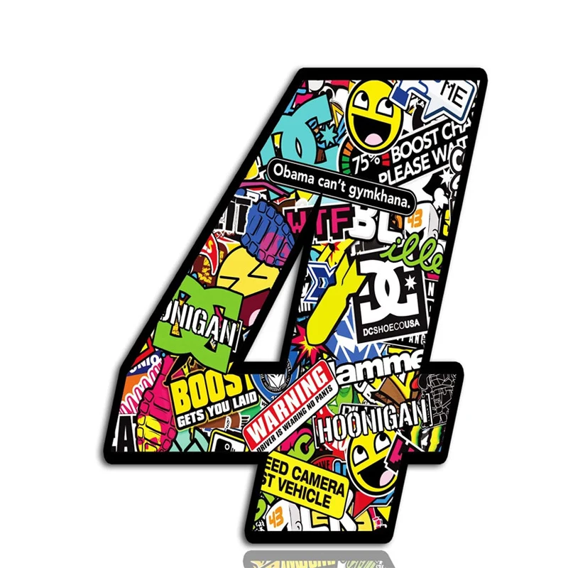 Изысканная наклейка из ПВХ в стиле панк с изображением черепа бомбы автомобиль