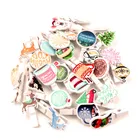 5 шт., Деревянные Прищепки для одежды, 40-50 мм