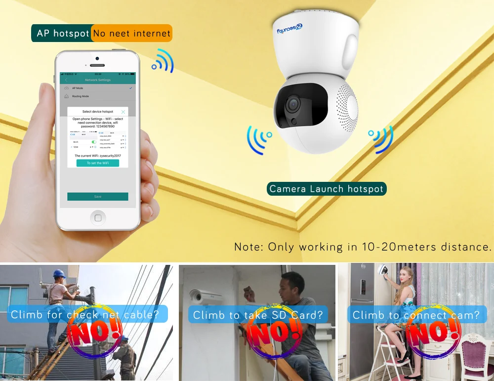 1080p WiFi камера умная беспроводная домашняя камера с автоматическим отслеживанием кабель для камеры CCTV IP камера PTZ iCSee