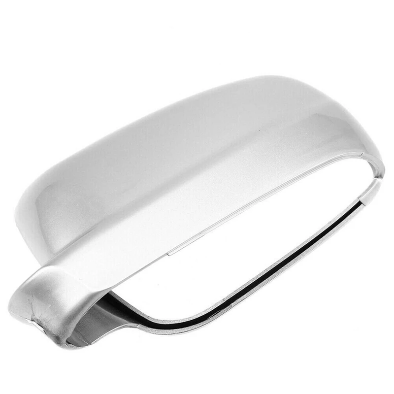 

Left Side Rear View Mirror Cover Plastic Silver Weatherproof for Golf Jetta MK4 1999-2005 3B0857537B