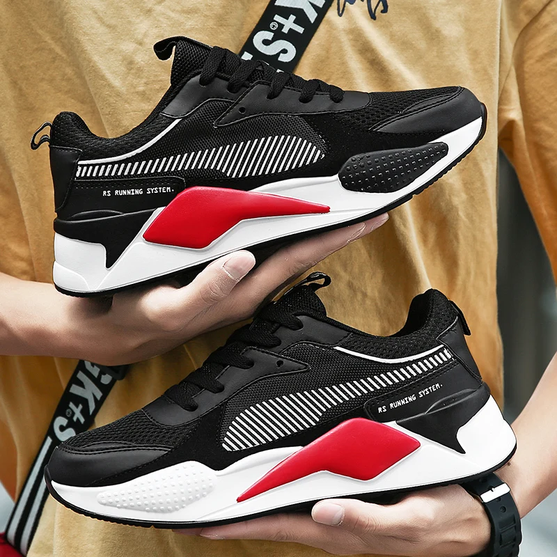 Men Casual Shoes Sport RS-X TOYS Sneakers Leather Decoration Trainers Off Color White Blades Triple S Old Dad | Обувь