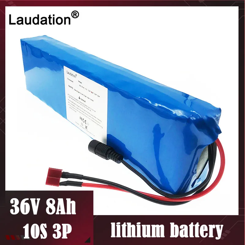 Lauation 36V 8ah литиевая батарея электрического велосипеда Pack 10S 3P 18650 Упак. Батарея для