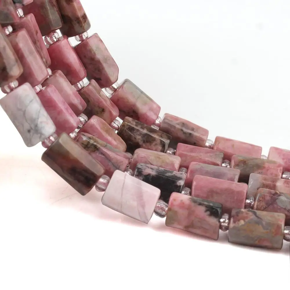 Бусины Из Натурального Розового родохрозита 6 Х9 мм|Бусины| |