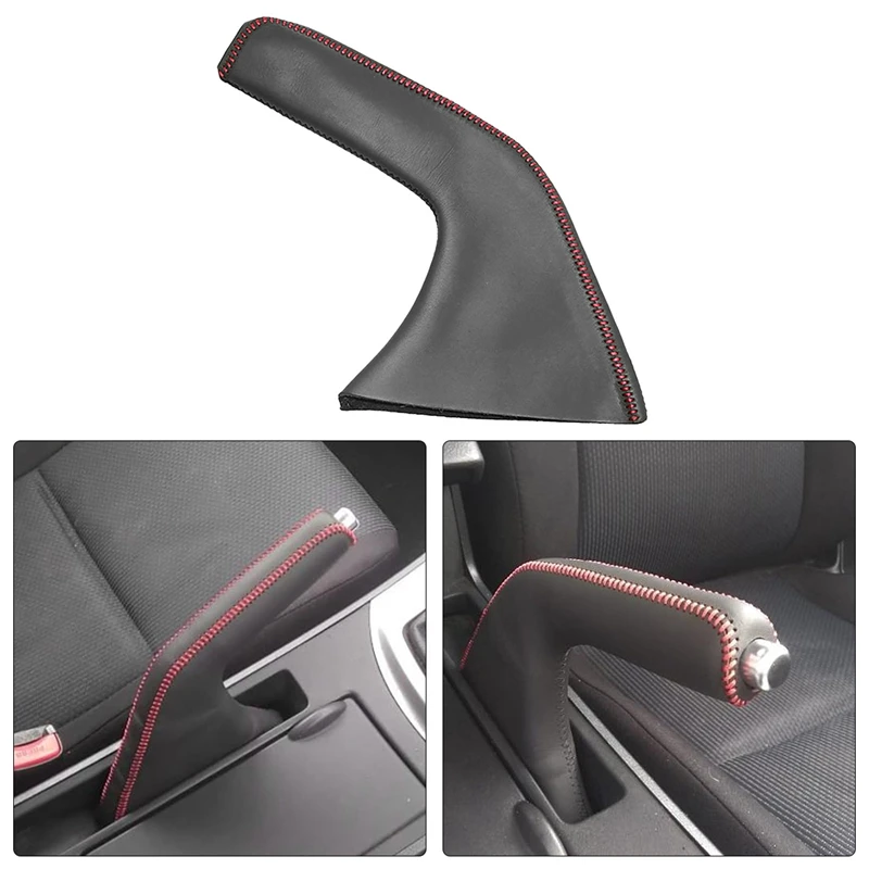 

Car Handbrake Covers Case for Mazda 3 2011 Auto Leather Handbrake Grips Cover