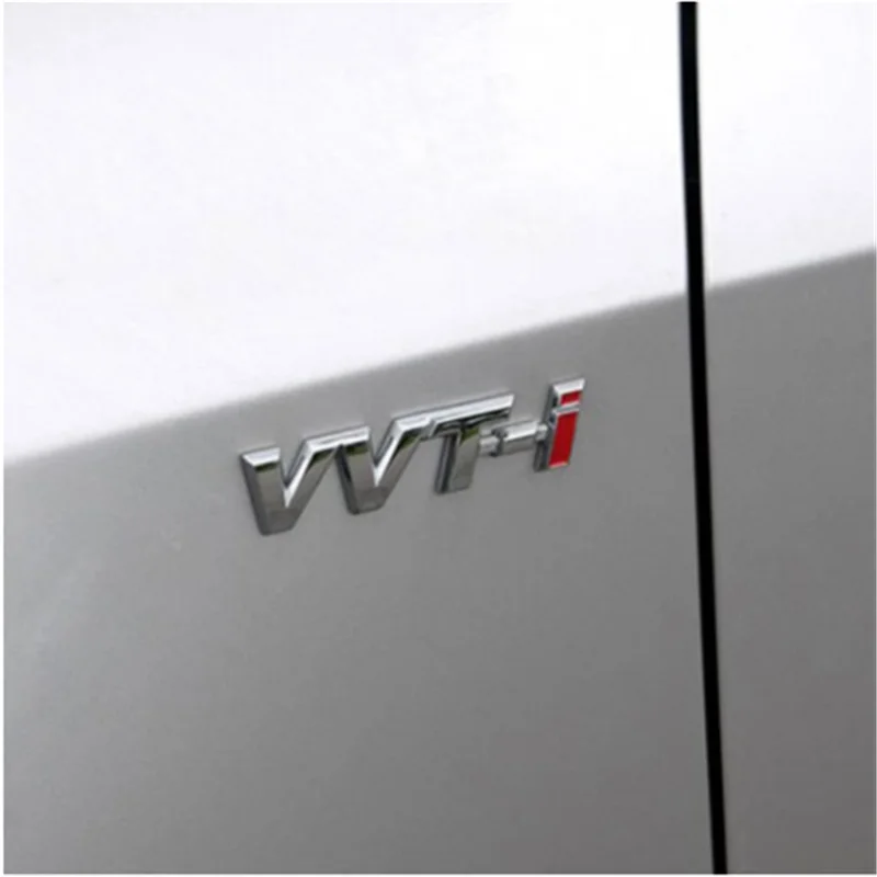 

DSYCAR 1Pcs 3D Metal VVT-I Car Side Fender Rear Trunk Emblem Badge Sticker for JEEP Mercedes BMW Nissan Audi VW Ford Honda Toyot