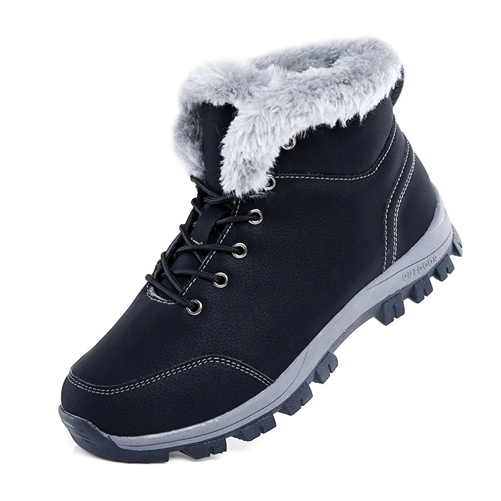 Новинка сезон осень-зима мужские уличные кроссовки теплая Мужская бархатная