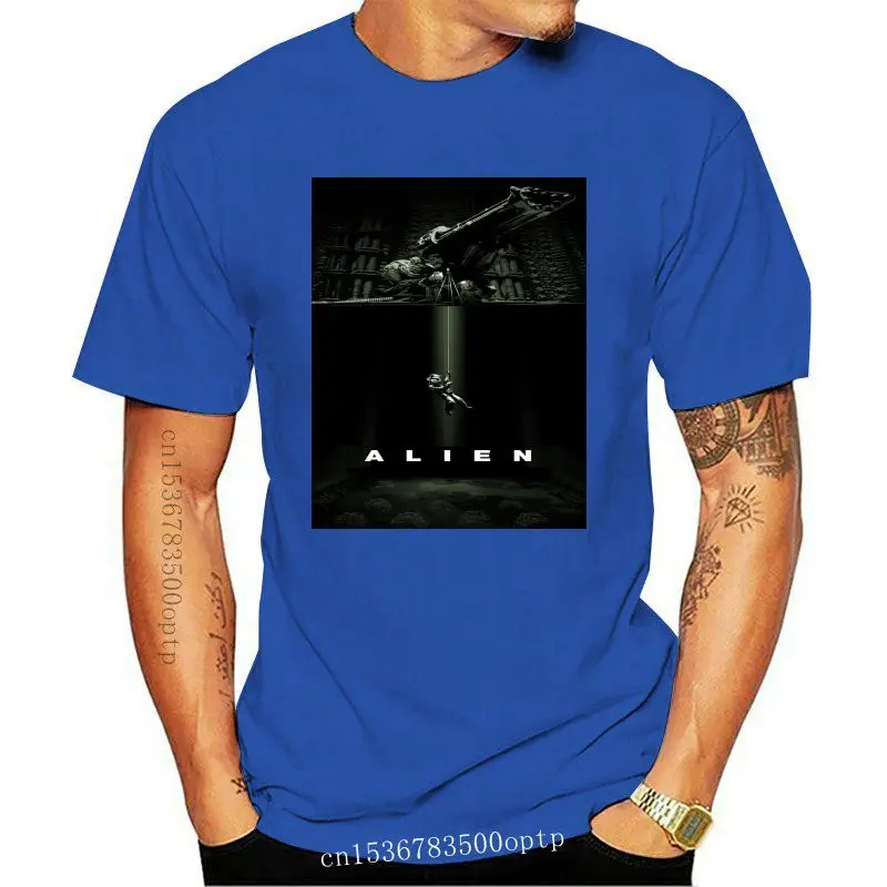 

Alien 0 Movie Poster Men'S Funny T Shirt Harajuku Top Tshirts Gym King T Shirts 100% Cotton T-Shirt Mens Top