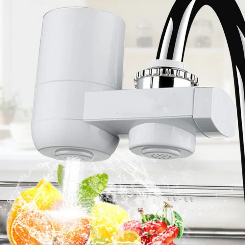 

Tap Water Purifier Clean Kitchen Faucet Washable Ceramic Percolator Filter Filtro Rust Bacteria Removal Replacement Filter