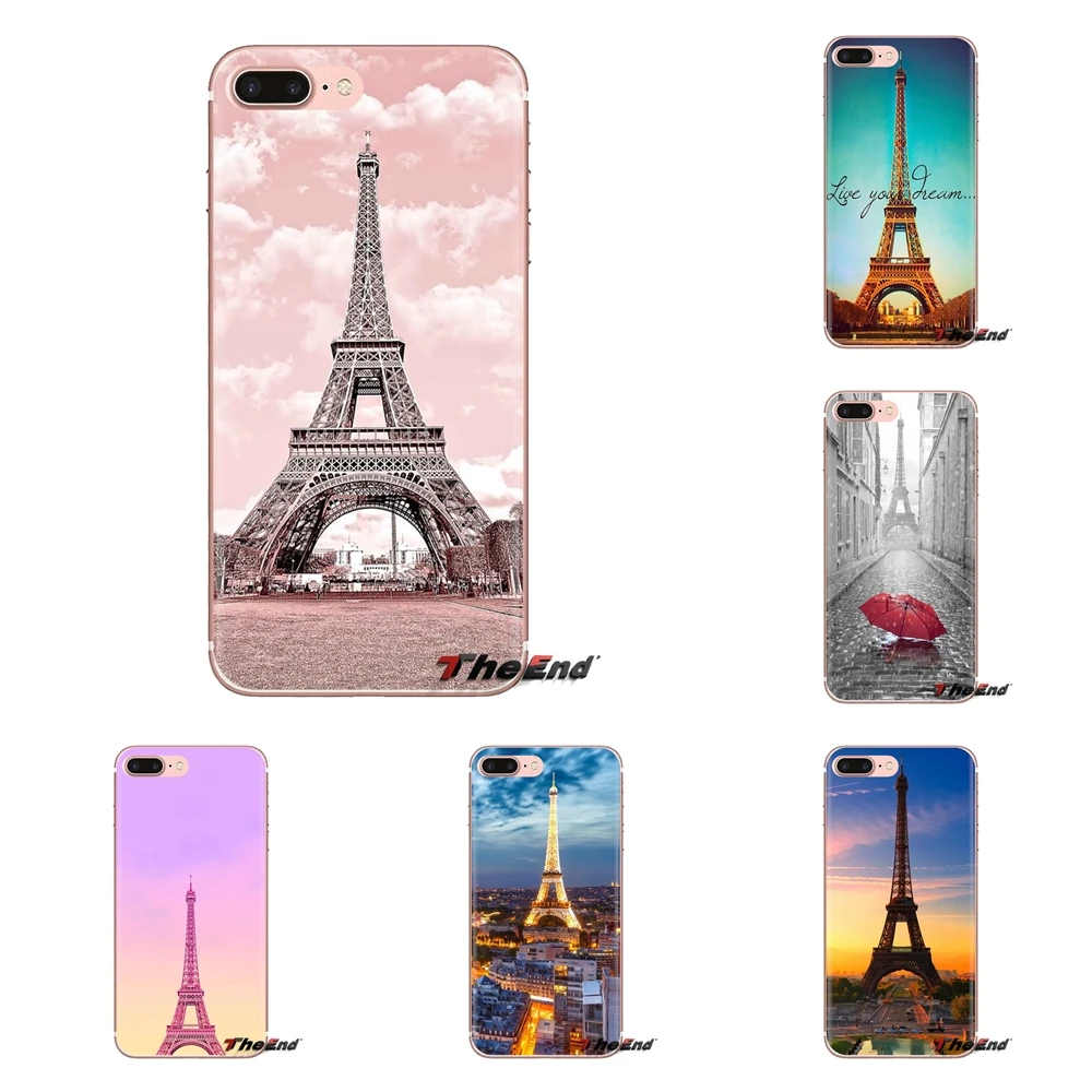 Мягкие прозрачные чехлы для Xiao mi 4 5 5s 6 A1 A2 5X6X8 9 Lite SE Pro Max Mix 2 3 2S Парижские Настенные