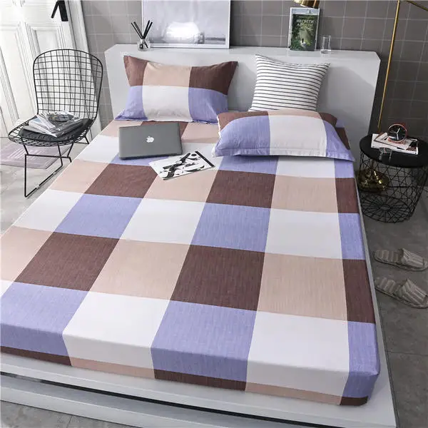 1 шт. натяжная простыня из полиэстера наматрасник с эластичной лентой для