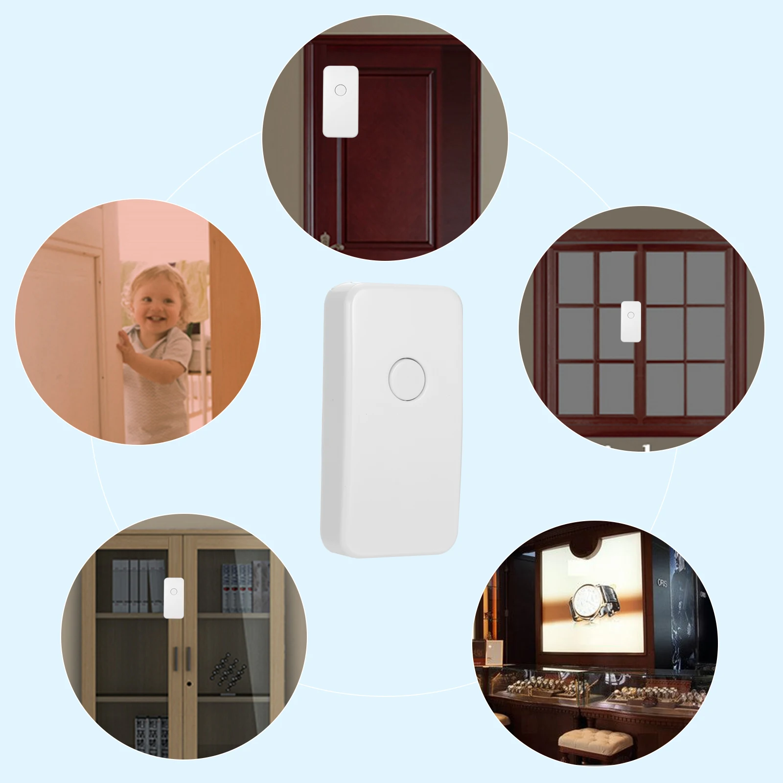 EWeLink Беспроводной Смарт Вибрационный детектор анти потерянный Предупреждение