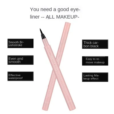 Водостойкая Подводка для глаз MB 2020 Стойкая подводка розовое золото Черная