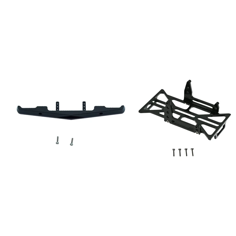 

Metal Front Bumper With Metal Battery Tray Holder Bracket Frame For Axial SCX24 90081 AXI00001 1/24 RC Crawler Car