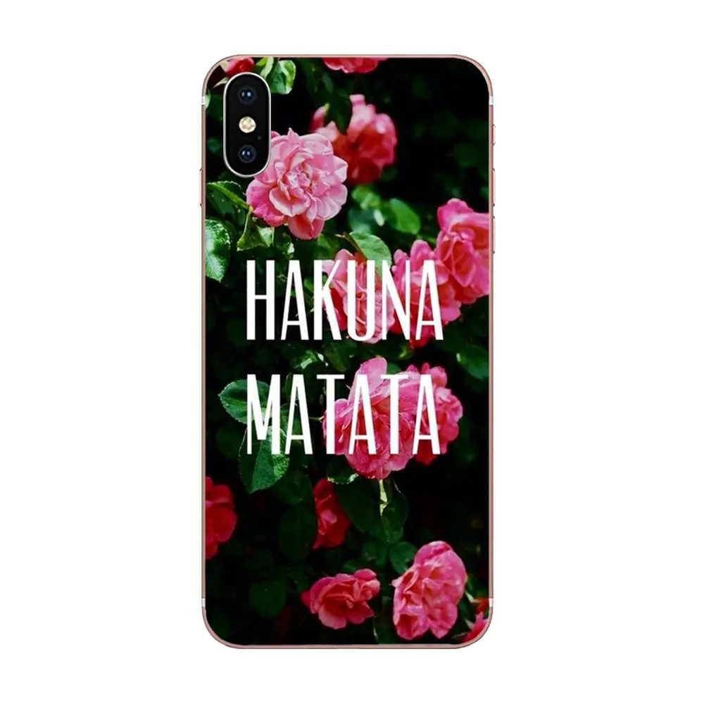 Hakuna Matata The Lion King For Samsung Galaxy Note 5 8 9 S3 S4 S5 S6 S7 S8 S9 S10 5G mini Edge Plus Lite Soft TPU Phone Cases | Мобильные