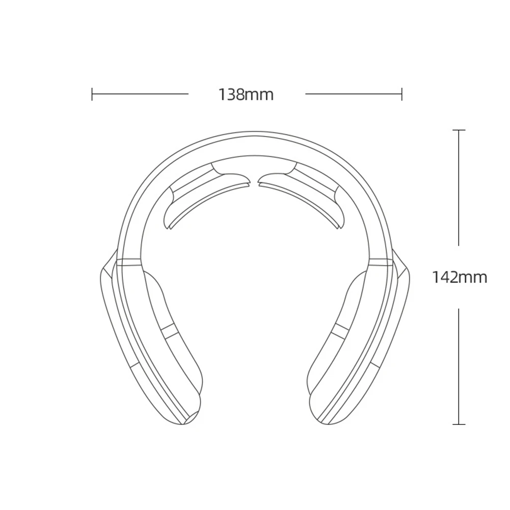 

Smart Cervical Massager Electric Neck and Shoulder Massager USB Rechargeable Vibration Heating Neck Protector Health Care