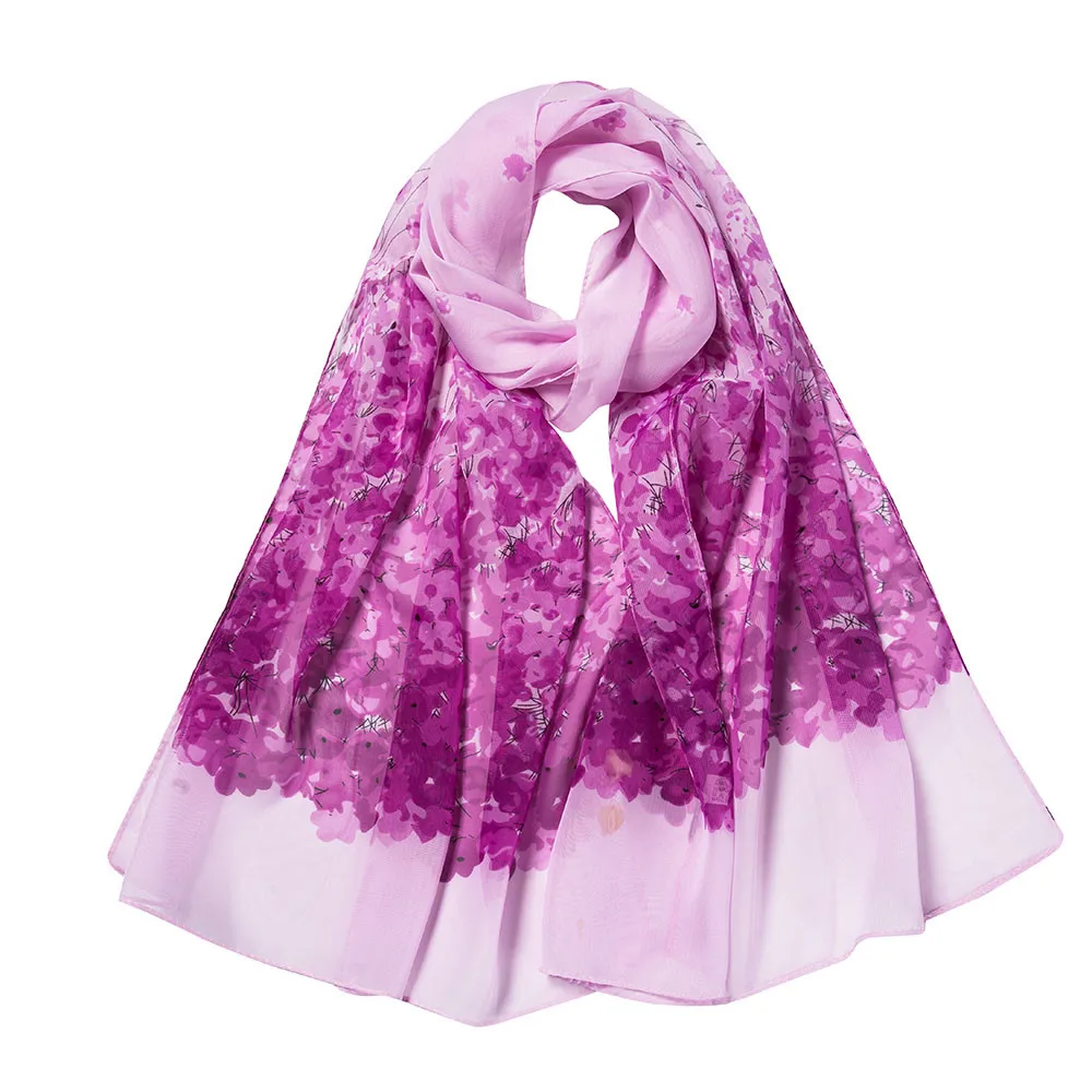 2019 на платформе модный красивый шарф женский цветочный принт Длинный мягкий шаль