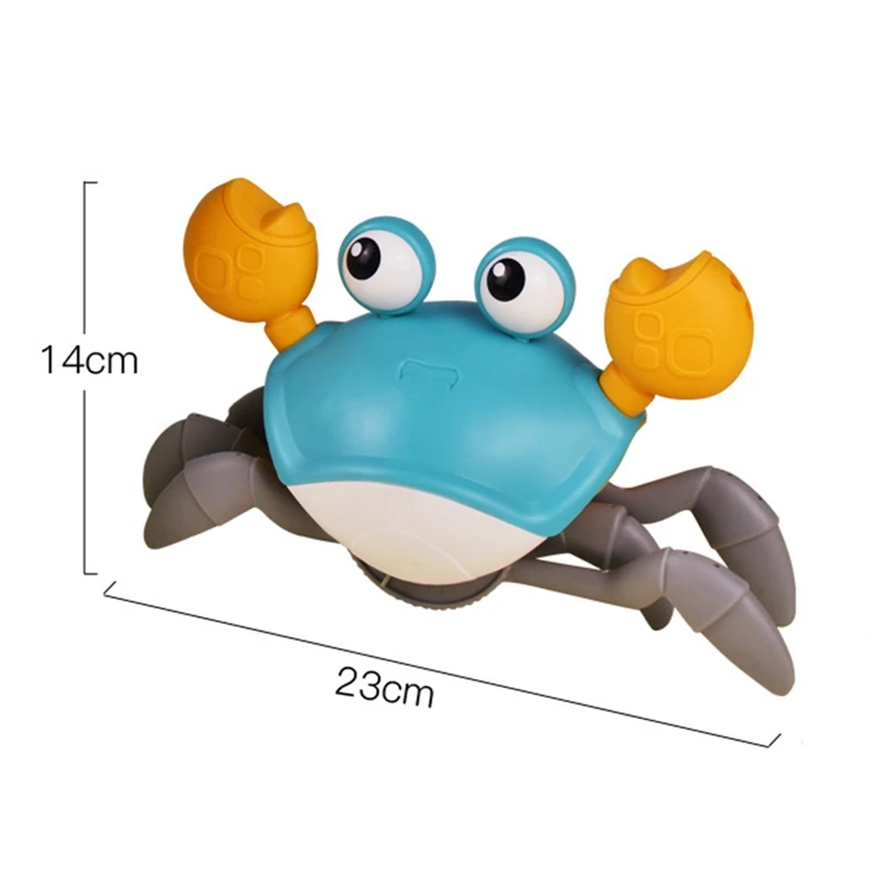 

Baby Bath Toys Simulation Big Crab Clockwork Toy Leash Beach Toys Swimming Pool Bathtub Play Water Learning Walking Game