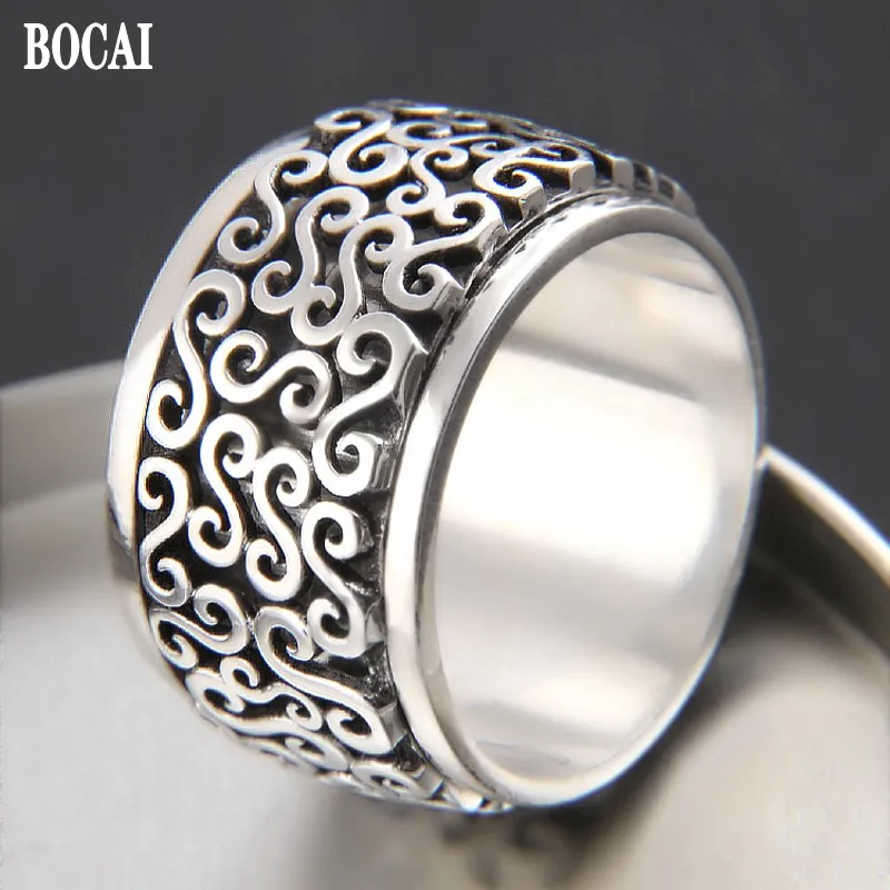 Кольцо мужское из серебра 100% пробы с облаком|thai silver ring|finger ringsilver ring |