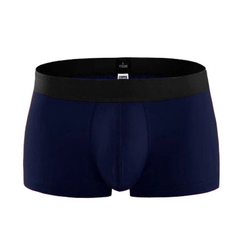 4pcs/lot New Solid Cotton Men Underwear Boxer Breathable Men Underpants Boxers Shorts Cuecas Sexy Modal Boxershorts Man