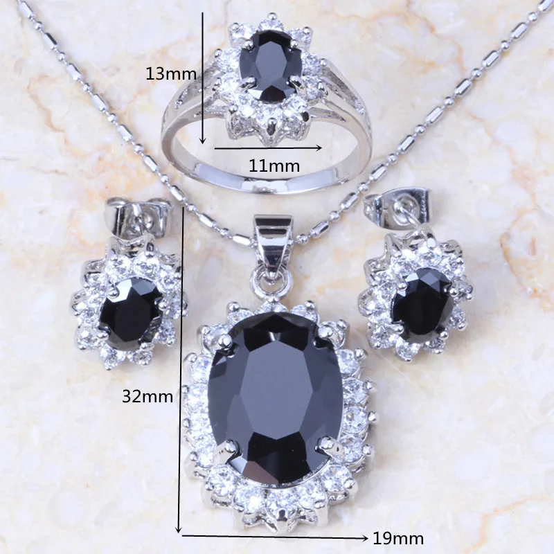 Любовный монолог вечный черный искусственный оникс и кубический цирконий