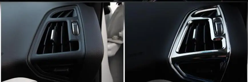 Матовый чехол для салона Ford Kuga 2017 из АБС пластика кондиционера декоративные