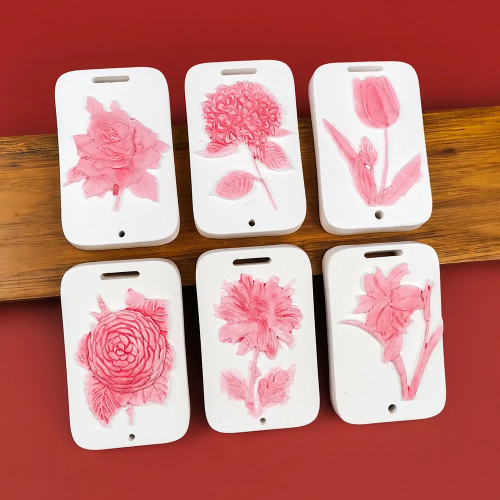 Цветочная бирка для мыла искусственный цветок роза эфирное масло подвесная