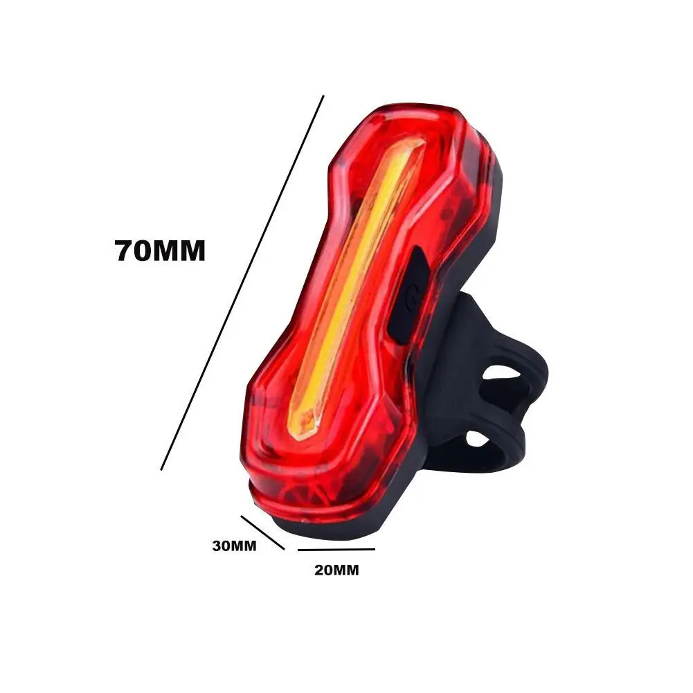 

1Pcs Bike Taillight Waterproof Riding Rear Light Led Usb Chargeable Mountain Bike Cycling Light Tail-Lamp Bicycle Light Supplies