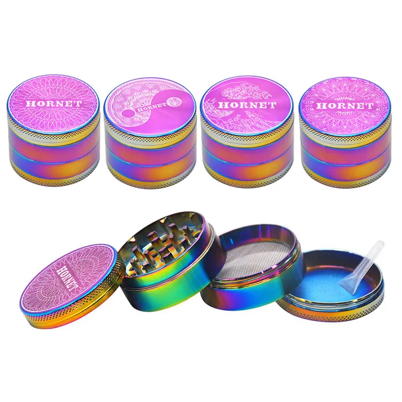 Измельчитель трав цветной из цинкового сплава дым дробилка для сигарет табака