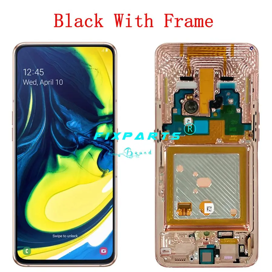 Оригинальный супер AMOLED ЖК дисплей для SAMSUNG Galaxy A80 A805 сенсорный экран дигитайзер