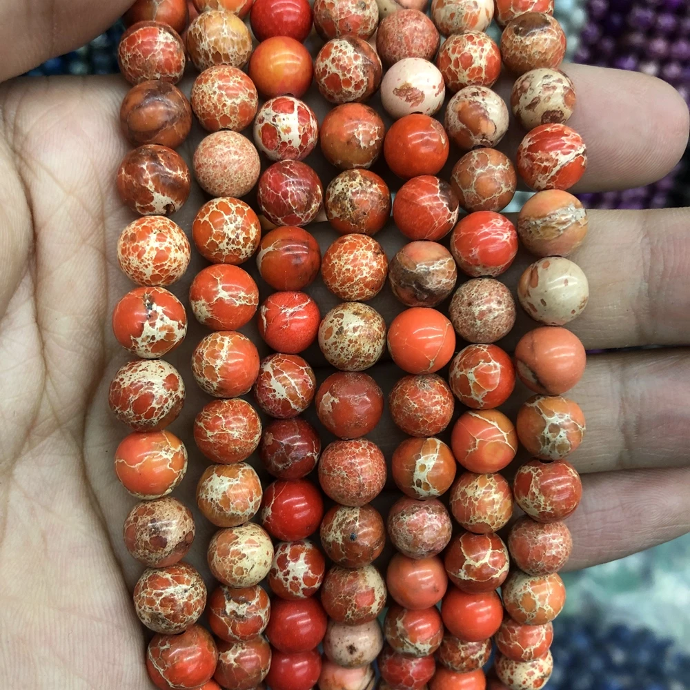 Оптовая продажа подлинный оранжевый бриллиант 6 мм 8 10 12 Круглый драгоценный