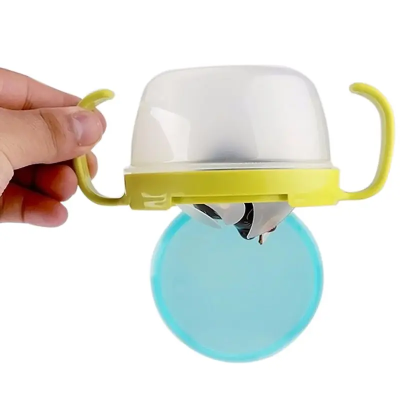Детская Бутылочка с двойной ручкой для печенья закуска непроливающаяся чашка
