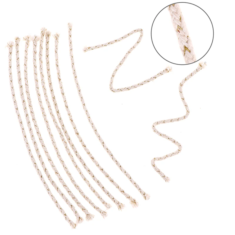 

10pcs/lot Copper Wire Lighter Cotton Core Wick Kerosene Oil Lighter Accessories