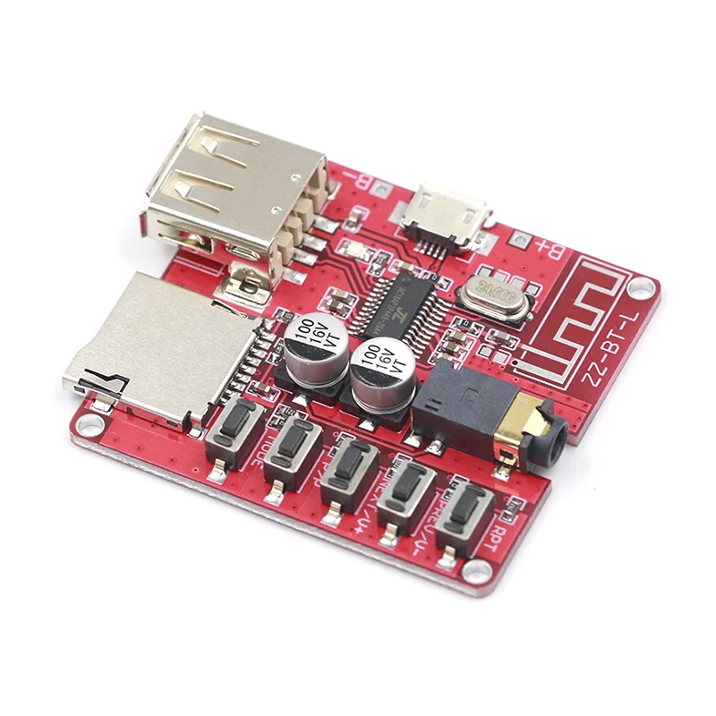Мини Bluetooth 4 1 аудио декодер доска Micro USB/TF карта Интерфейс BLE Беспроводной MP3 без