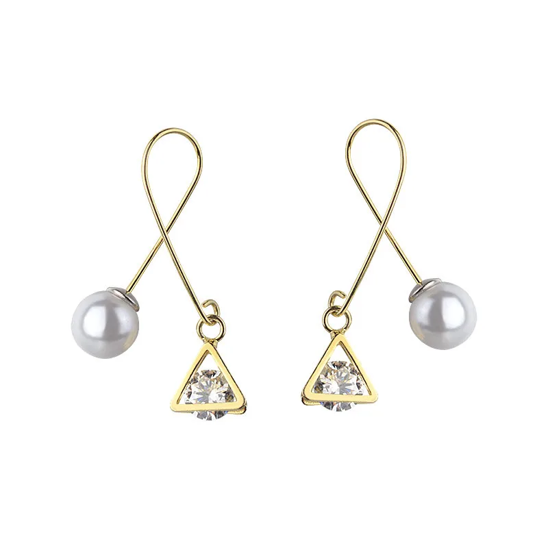 Модные Эффектные серьги для женщин бриллиантовые циркониевые подвески