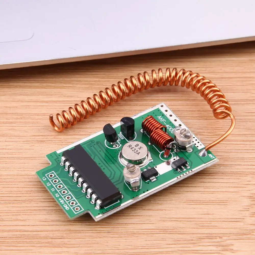 Большой Мощность DC 9V RF 315/390/433 МГц Беспроводной дистанционного Управление передающий модуль для Arduino ARM Старт расстояние 4000 метров