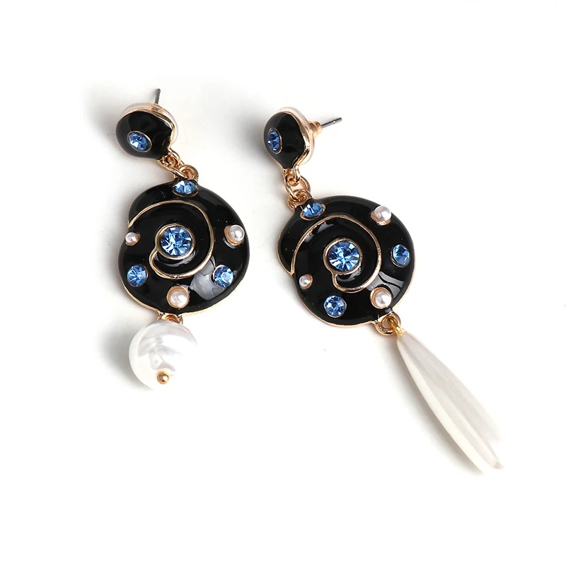 Женские серьги-подвески с искусственным жемчугом в богемном стиле | Украшения и