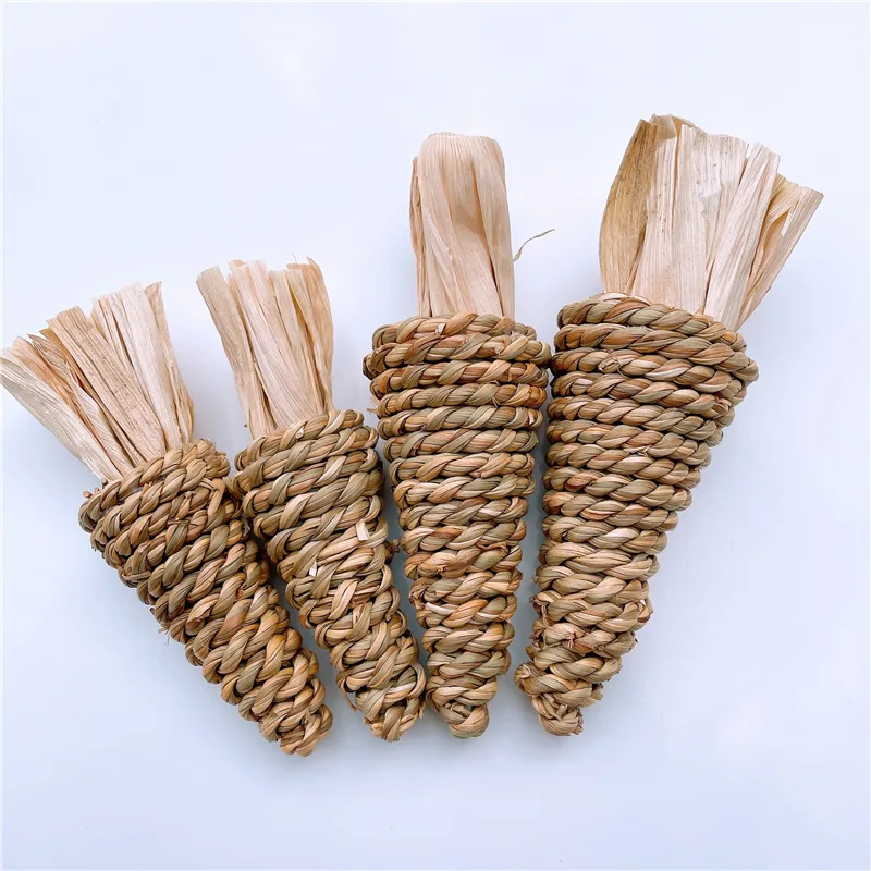 Игрушки для чистки зубов домашних животных хомяк кролик ветка дерева трава