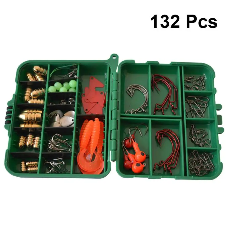 132 шт. многофункциональная практичная прочная коробка для рыболовных снастей