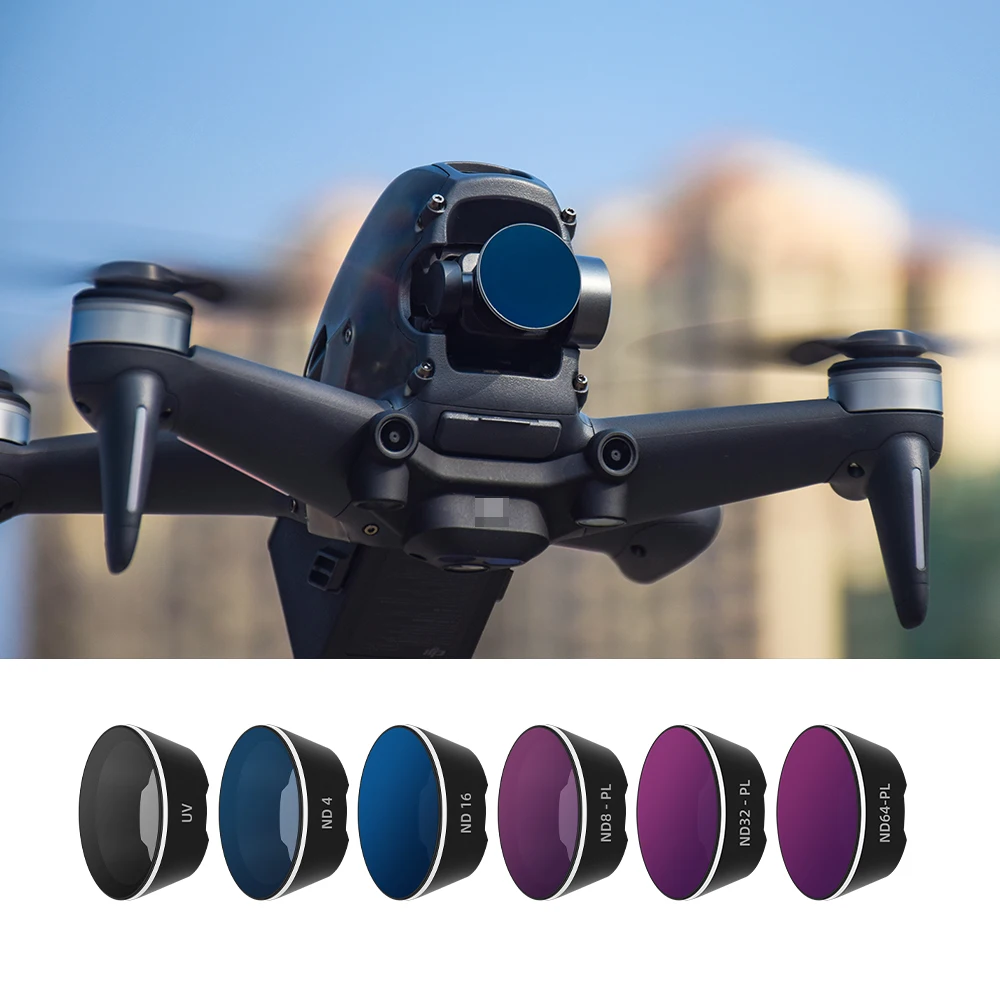 

Фильтр для DJI FPV Combo Drone Camera Lens UV CPL ND4/8/16/32/64 комплект полярных фильтров нейтральной плотности аксессуары для дрона