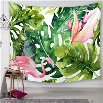 Скандинавский стиль Фламинго гобелен предметы интерьера на стену ткань