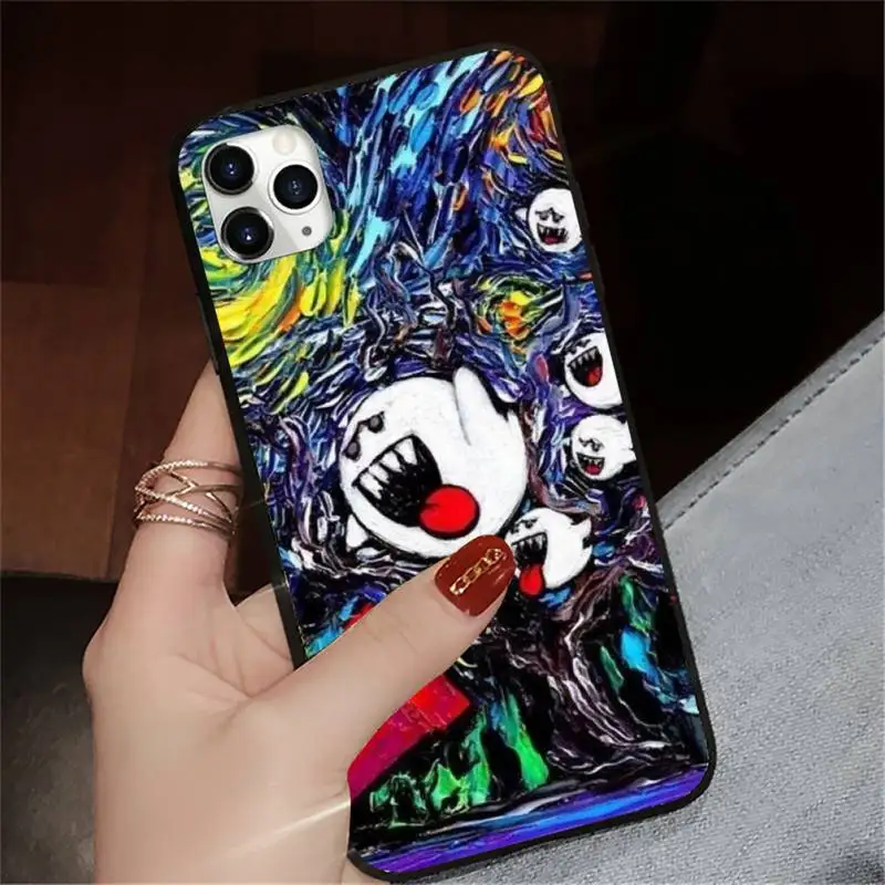 

Van Gogh Starry Night art Phone Case for iPhone 11 12 pro XS MAX 8 7 6 6S Plus X 5S SE 2020 XR